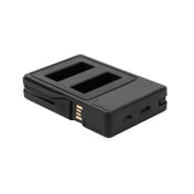 LCD Screen Dual Batteries Charger with Displays Charging Capacity for GoPro HERO9 Black / HERO10 Black(Black) Eurekaonline