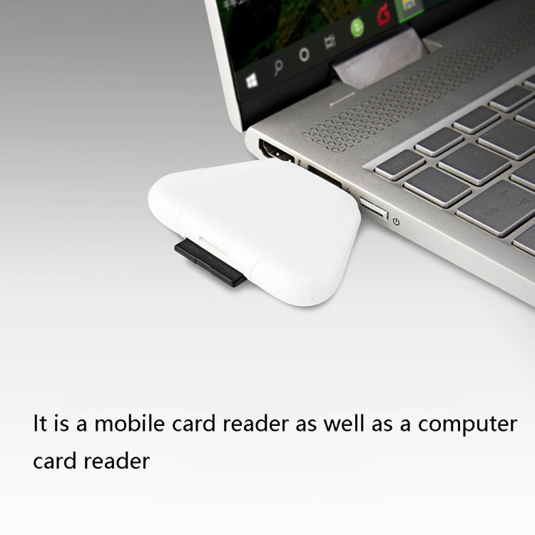 LCOP 5 in 1 Triangle Mobile Phone Computer Card Reader OTG Card Reader Eurekaonline