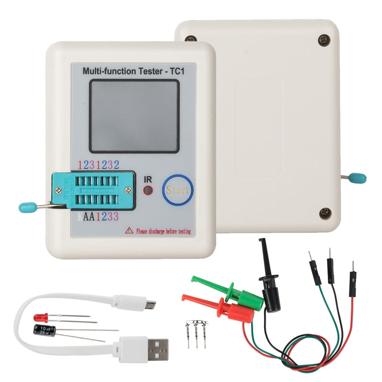 LCR-TC1 Full Colorful Screen Transistor Tester for Diode Triode Capacitor Resistor Test(LCR-TC1) Eurekaonline