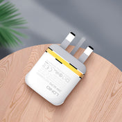 LDNIO A2316C 20W PD+QC 3.0 Phone USB Multi-hole Fast Charger UK Plug with 8 Pin Cable Eurekaonline