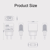 LDNIO A2316C 20W PD+QC 3.0 Phone USB Multi-hole Fast Charger UK Plug with USB-C/Type-C Cable Eurekaonline