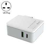 LDNIO A4403C 30W PD + Auto-id Foldable Fast Travel Charger with 1m 8 Pin Cable, UK Plug Eurekaonline