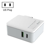 LDNIO A4403C 30W PD + Auto-id Foldable Fast Travel Charger with 1m 8 Pin Cable, US Plug Eurekaonline