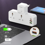 LDNIO SC2311 20W PD+QC 3.0 Multifunctional Home Fast Charging Socket with Night Light, Spec: UK Plug Eurekaonline