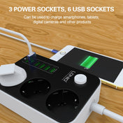 LDNIO SE3631 3.4A 6 x USB Ports Multi-function Travel Home Office Socket, Cable Length: 1.6m, EU Plug Eurekaonline