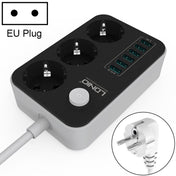 LDNIO SE3631 3.4A 6 x USB Ports Multi-function Travel Home Office Socket, Cable Length: 1.6m, EU Plug Eurekaonline