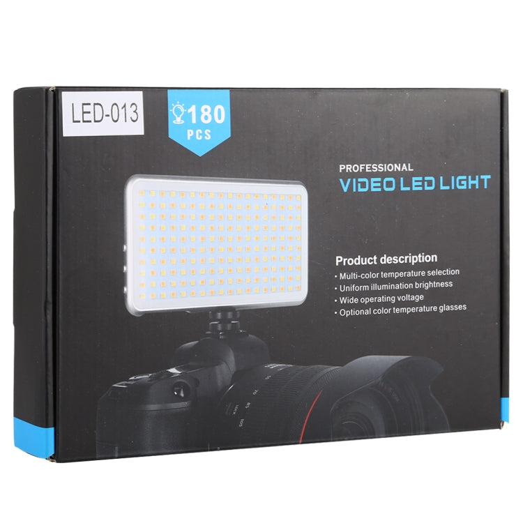 LED-013 Pocket 112 LEDs Professional Vlogging Photography Video & Photo Studio Light with OLED Display & Cold Shoe Adapter Mount for Canon / Nikon DSLR Cameras Eurekaonline