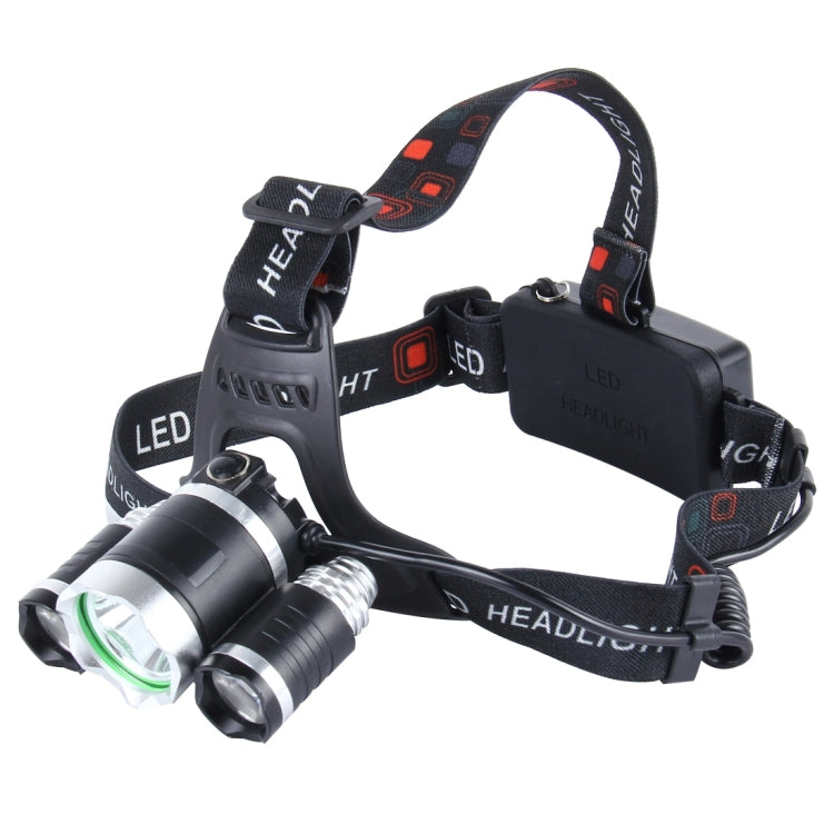 LED Headlamp High Power Bright Headlight , 3 CREE T6 with Charger, NO Including Batteries Eurekaonline