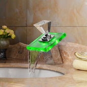 LED Waterfall Faucet Colorful Temperature Control Color-changing Anti-scalding Faucet Eurekaonline