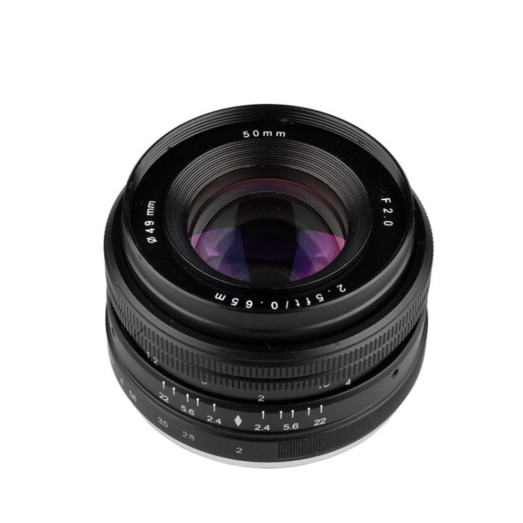 LIGHTDOW EF 50mm F2.0 USM Portrait Standard Focus Lens for Canon Eurekaonline