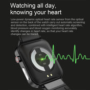 LOANIY E86 1.7 Inch Heart Rate Monitoring Smart Bluetooth Watch, Color: Brown Leather Eurekaonline