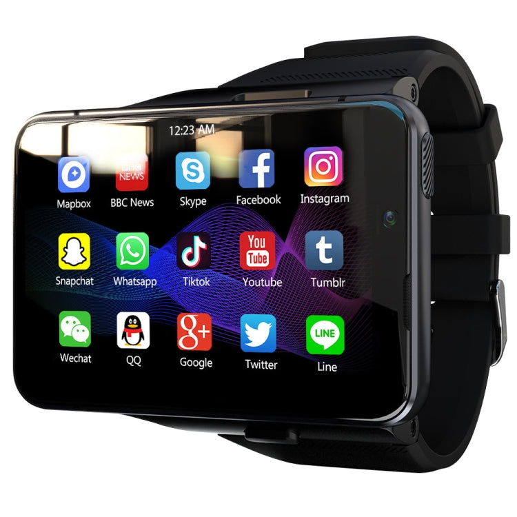 LOKMAT APPLLP Max 4G Call Smart Watch, 2.88 inch MTK6761 Quad Core, 4GB+64GB, Android  9.0, GPS, Heart Rate (Black) Eurekaonline
