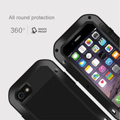 LOVE MEI for  iPhone 7 Professional and Powerful Dustproof Shockproof Anti-slip Metal Protective Case(Silver) Eurekaonline