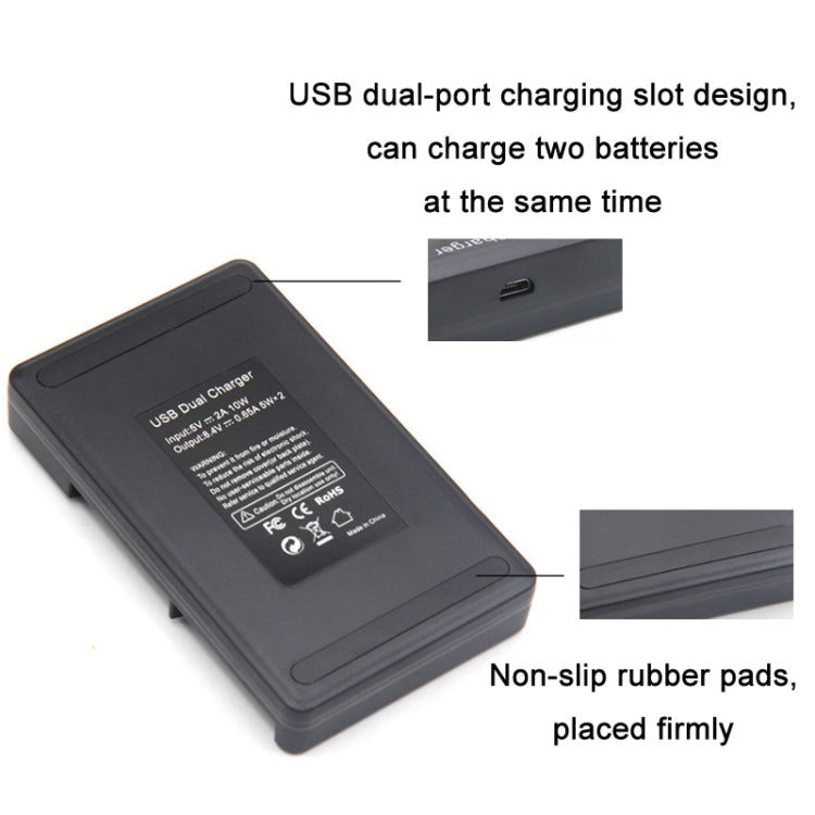 LP-E6 SLR Camera Vertical Dual Battery Charger Eurekaonline