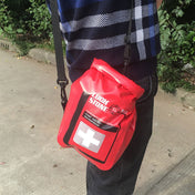 LUCKSTONE 5L Outdoor Adventure First Aid Waterproof Shoulder Bag(Red) Eurekaonline