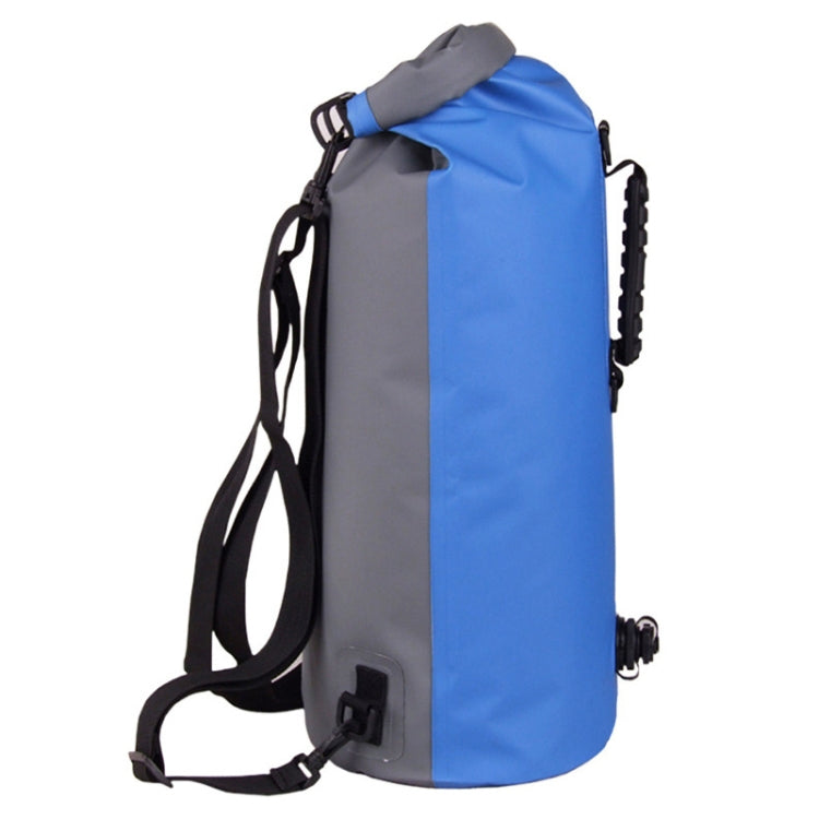 LUCKSTONE 60L Outdoor Rafting And River Tracing Waterproof Backpack Shoulder Bag Inflatable Swimming Bag Tote Bucket Bag(Bean Green) Eurekaonline