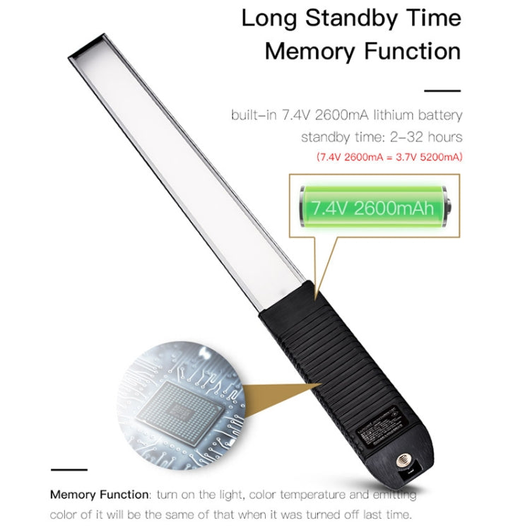 LUXCeO Q508A 8 Color Photo LED Stick Video Light Waterproof Handheld LED Fill Light Flash Lighting Lamp with Remote Control Eurekaonline