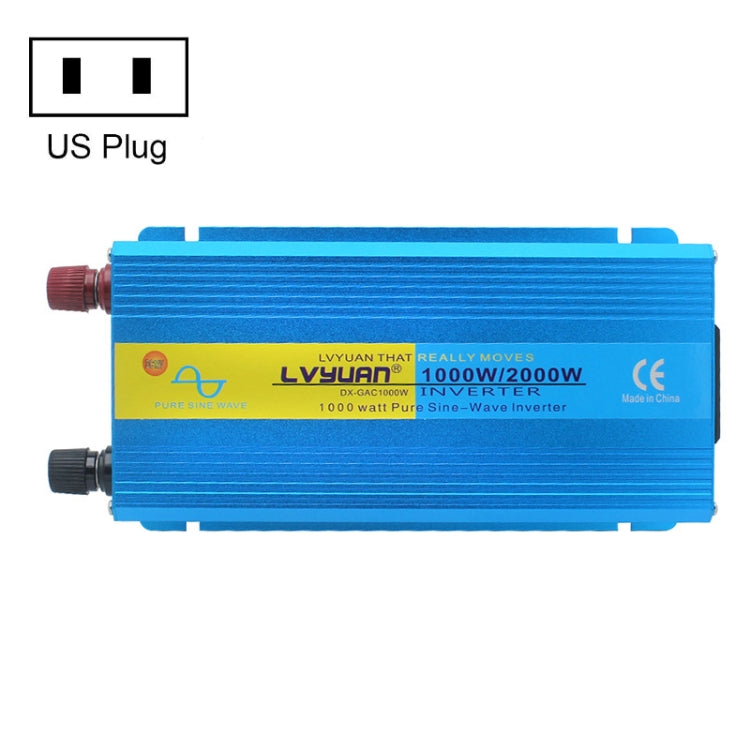 LVYUAN  2000W Car Home Pure Sine Wave Solar Inverter, Specification: 12V To 110V US Plug Eurekaonline