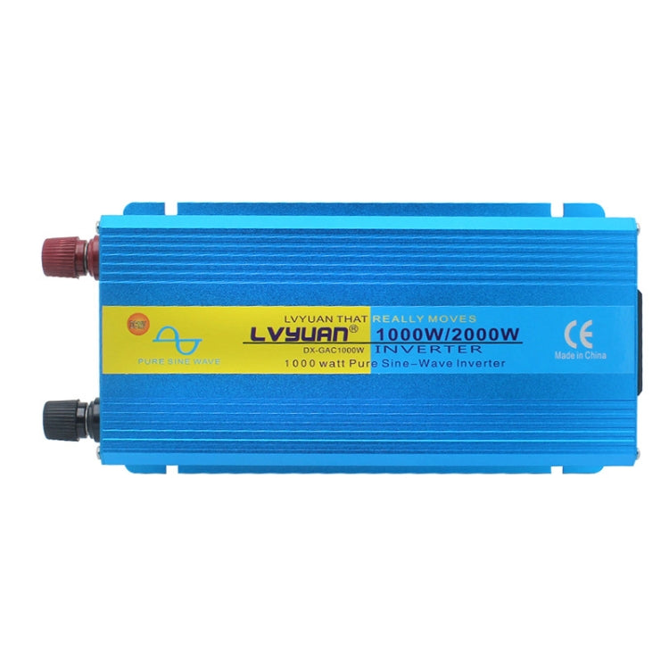 LVYUAN  2000W Car Home Pure Sine Wave Solar Inverter, Specification: 12V To 220V Eurekaonline