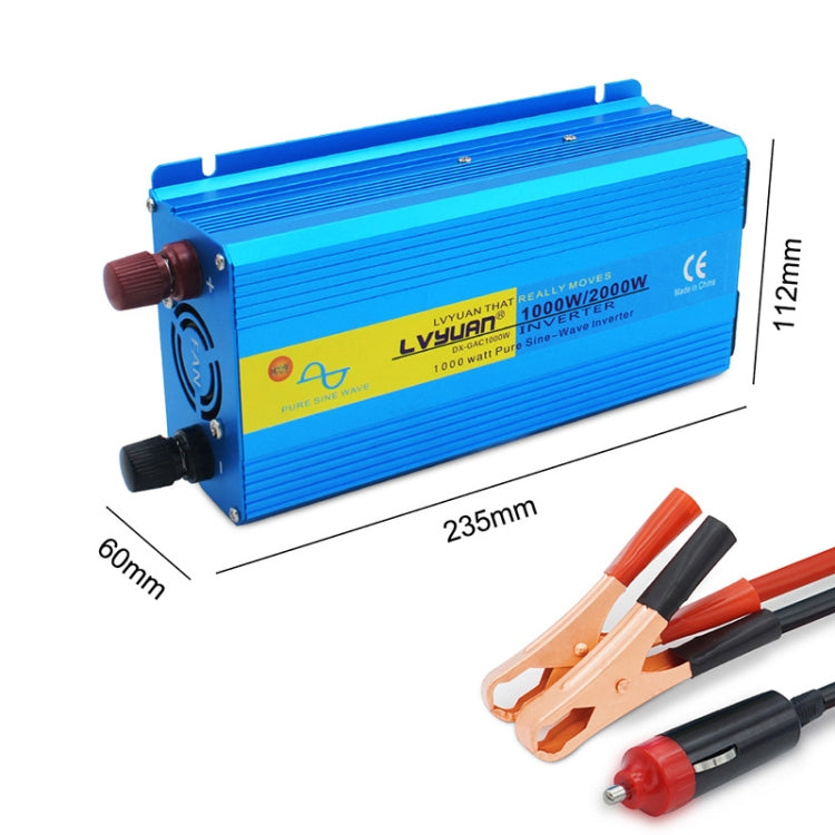 LVYUAN  2000W Car Home Pure Sine Wave Solar Inverter, Specification: 48V To 220V Eurekaonline