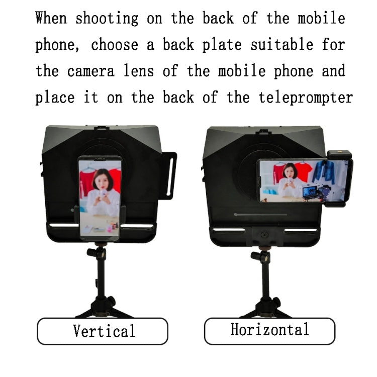 Large Screen Mobile Phone Tablet SLR Live Shooting Recording Teleprompter For Mobile Phone Tablet Eurekaonline