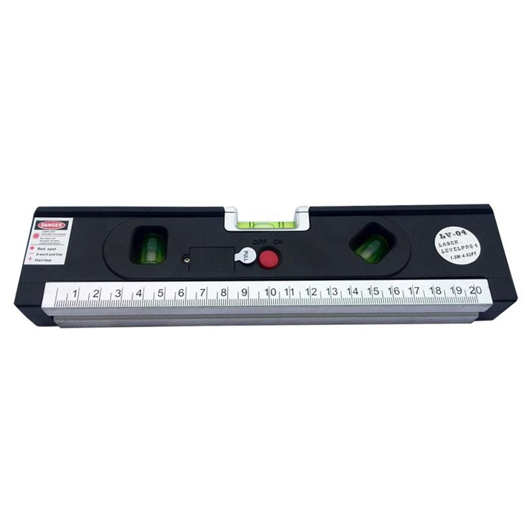 Laser Level with Tape Measure Pro 4 (100cm) / Level Bubbles with LED Light, LV-04(Black) Eurekaonline