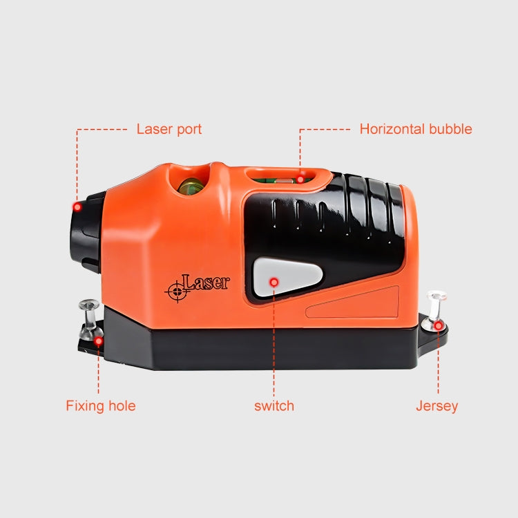 Laser Straight level meter(Orange) Eurekaonline