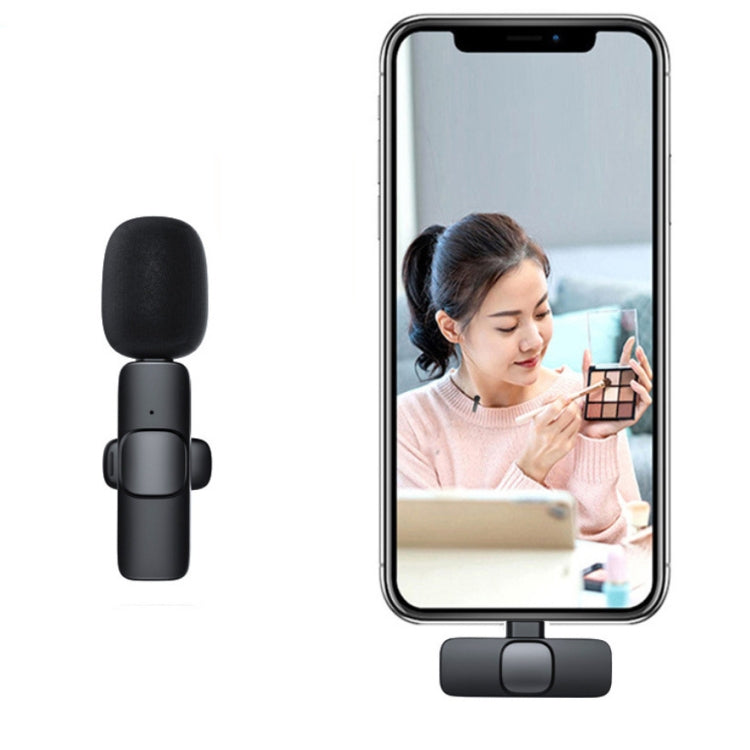 Lavalier Wireless Microphone Mobile Phone Live Video Shooting Small Microphone, Specification: 8 Pin Direct 1 To 2 Eurekaonline