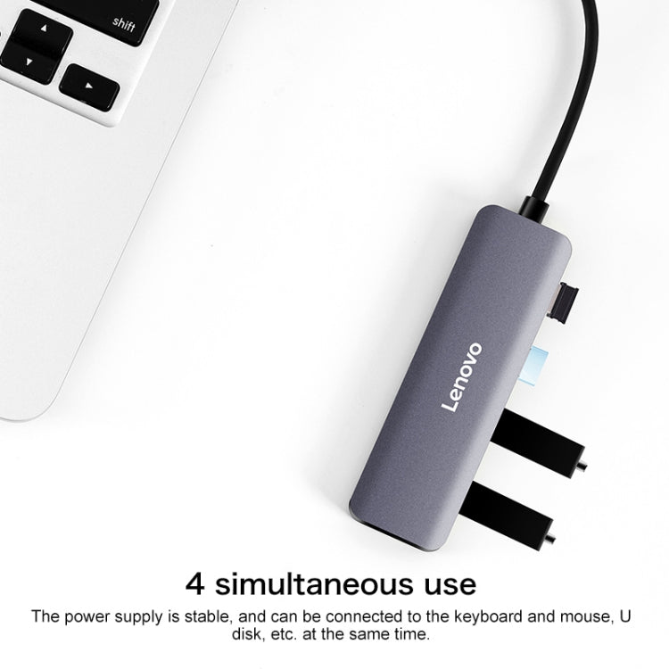 Lenovo C04 4 In 1 Type-C / USB-C to USB-C Converter Splitter Hub Eurekaonline