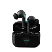 Lenovo LivePods GM6 Wireless Bluetooth 5.0 TWS Gaming Earphones with Charging Box (Black) Eurekaonline