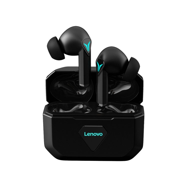 Lenovo LivePods GM6 Wireless Bluetooth 5.0 TWS Gaming Earphones with Charging Box (Black) Eurekaonline
