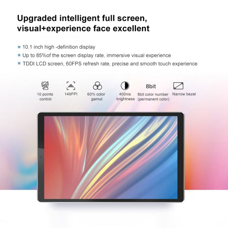 Lenovo Tab M10 HD Gen 2 TB-X306NC, 10.1 inch, 4GB+64GB, Face Identification, Android 10 MediaTek Helio P22T Octa-core, Support Dual Band WiFi & BT & TF Card (Grey) Eurekaonline