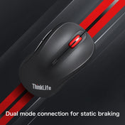 Lenovo ThinkLife Dual Mode Mute Wireless Bluetooth Mouse (Black) Eurekaonline