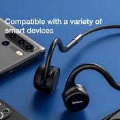 Lenovo X5 IPX8 Waterproof Bluetooth 5.0 Bone Conduction Wireless Earphones, Built-in 8G Memory (Black) Eurekaonline