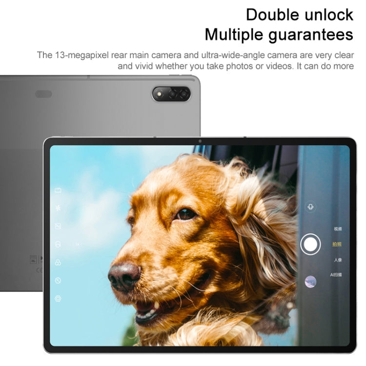 Lenovo Xiaoxin Pad Pro 12.6 inch TB-Q706F,  8GB+256GB, Face & Fingerprint Identification, ZUI13 OS (Android 11), Qualcomm Snapdragon 870 Octa Core, US Plug(Dark Gray) Eurekaonline