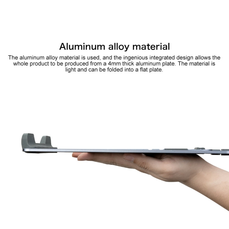 Lenovo Z2 Legion Gears Aluminum Alloy Notebook Laptop Desktop Heat Radiation Holder Cooling Bracket (Grey) Eurekaonline