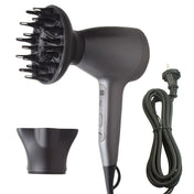 Lescolton 9809 Household Smart High-power Cold Hot Wind Leafless Negative Ion Hair Dryer with Hair Comb, Plug Type:EU Plug(Black) Eurekaonline