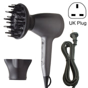 Lescolton 9809 Household Smart High-power Cold Hot Wind Leafless Negative Ion Hair Dryer with Hair Comb, Plug Type:UK Plug(Black) Eurekaonline