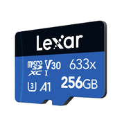 Lexar 633x 256GB High-speed Mobile Phone Camera Memory TF Card Switch Expansion Driving Recorder Dedicated Storage Flash Memory Card Eurekaonline