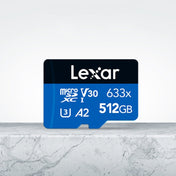 Lexar 633x 512GB High-speed Flash Memory Card Sports Camera Mobile Phone TF Car Driving Recorder Memory Card Eurekaonline