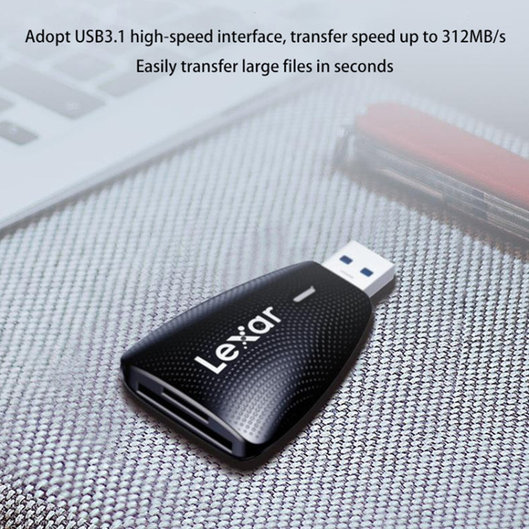 Lexar LRW450U 2 In 1 USB3.1 High Speed Computer Card Reader(Black) Eurekaonline