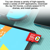 Lexar LSDMI High-Speed TF Card Game Console Memory Card, Capacity: 512GB(Red) Eurekaonline