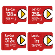 Lexar LSDMI High-Speed TF Card Game Console Memory Card, Capacity: 512GB(Red) Eurekaonline