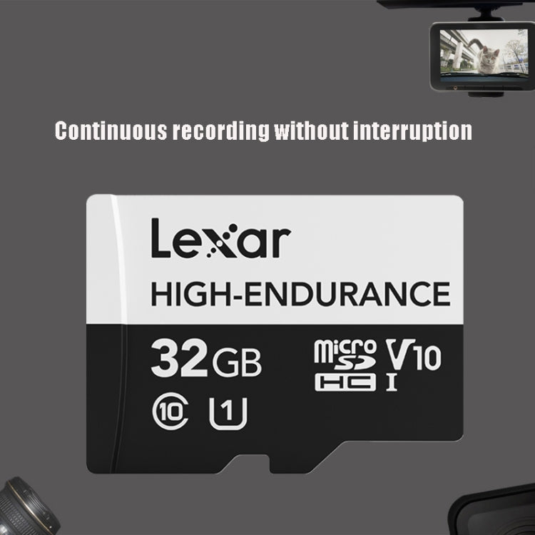 Lexar MicroSDHC 32GB High-endurance Driving Recorder Video Surveillance Camera TF Memory Card Video Card Eurekaonline
