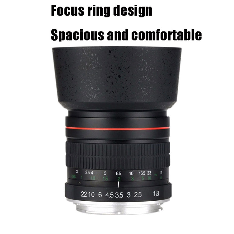 Lightdow 85mm F1.8 Large Aperture Fixed Focus Portrait Macro Manual Focus Camera Lens for Nikon Eurekaonline