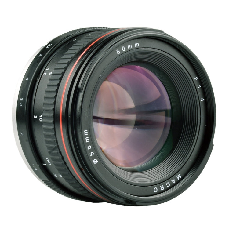 Lightdow EF 50mm F1.4 USM Large Aperture Portrait Fixed Focus Lens for Canon Eurekaonline