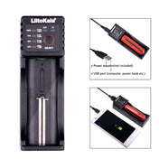 LiitoKala Lii-100 Battery Charger for Li-ion IMR 18650, 18490, 18350, 17670, 17500, 16340 (RCR123), 14500, 10440 Eurekaonline