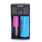 LiitoKala lii-202 USB Output Intelligent Battery Charger for Li-ion IMR 18650, 18490, 18350, 17670, 17500, 16340(RCR123), 14500, 10440 Eurekaonline