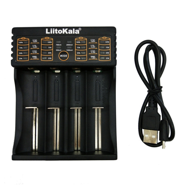 LiitoKala lii-402 4 In 1 Lithium Battery Charger for Li-ion IMR 18650, 18490, 18350, 17670, 17500, 16340(RCR123), 14500, 10440 Eurekaonline