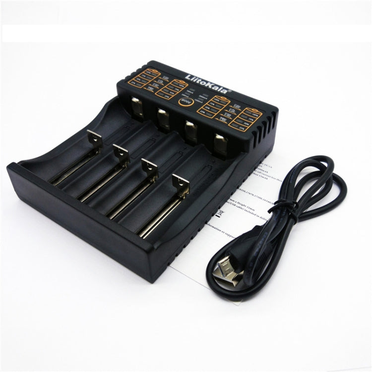 LiitoKala lii-402 4 In 1 Lithium Battery Charger for Li-ion IMR 18650, 18490, 18350, 17670, 17500, 16340(RCR123), 14500, 10440 Eurekaonline